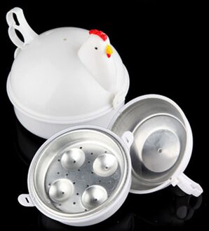 Huishouden Keuken Koken Kip Vormige Gestoomde Healthly Hittebestendige Makkelijk Schoon Thuis Magnetron Eieren Ketel