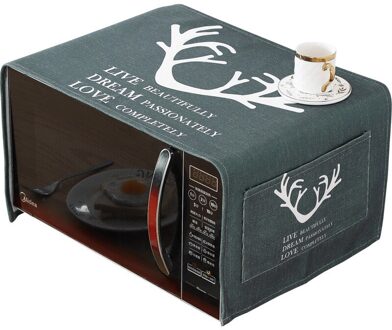 Huishouden Keuken Magnetron Deksel Magnetron Afzuigkap Olie Stofkap Met Opbergtas Keuken Accessoires Levert Home Decor antlers