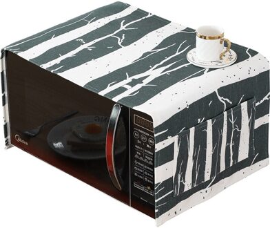 Huishouden Keuken Magnetron Deksel Magnetron Afzuigkap Olie Stofkap Met Opbergtas Keuken Accessoires Levert Home Decor birch woud