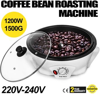 Huishouden Koffiebonen Roosteren Bakken Machine Roasters 220V 1200W