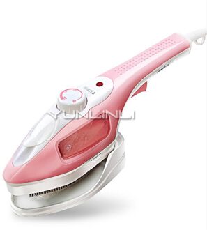 Huishouden Mini Kledingstuk Stoomboot Handheld Stoomstrijkijzer Mini Elektrische Stoom Borstel TSK-7761US roze