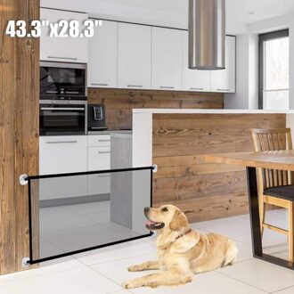 Huishouden Trap Hond Hek Netto Draagbare Veiligheid Vouwen Hond Veiligheid Gate Mesh Behuizing Isolatie Netto Dierbenodigdheden 180 x 72cm