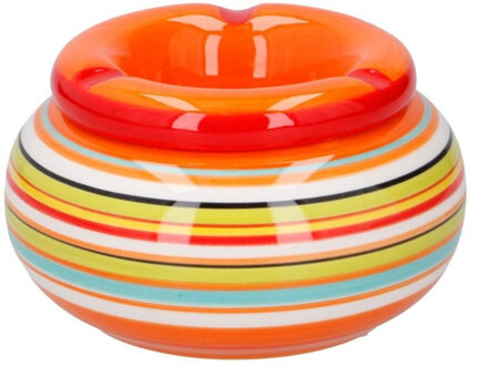 Huiskamer asbakken rood 11 cm - Asbakken Multikleur