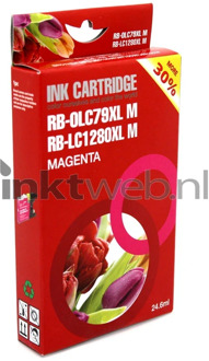 Huismerk Brother LC-1280XL magenta cartridge