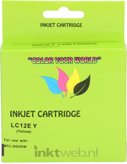 Huismerk Brother Lc-12ey Geel Cartridge