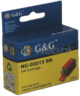 Huismerk Canon Bci-15bk Zwart Cartridge