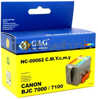 Huismerk Canon BCI-62C kleur cartridge