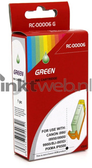Huismerk Canon BCI-6G groen cartridge