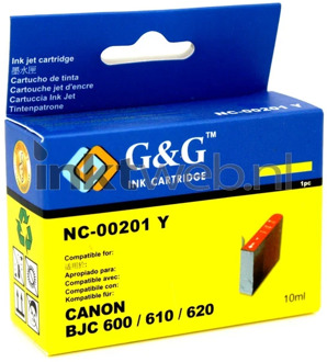 Huismerk Canon BJI-201Y geel cartridge