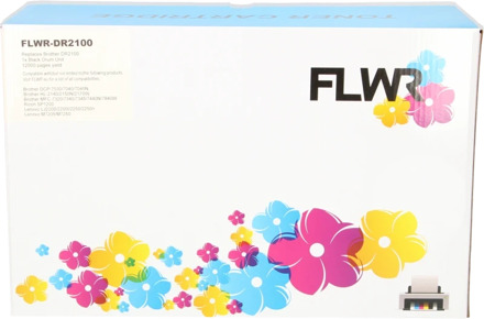 Huismerk (compatible) FLWR Brother DR-2100 zwart