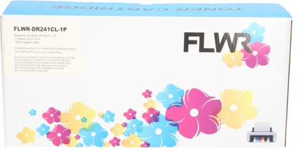 Huismerk (compatible) FLWR Brother DR-241 zwart en kleur