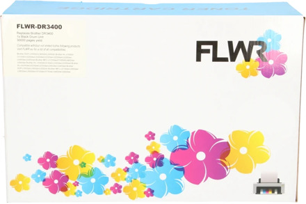Huismerk (compatible) FLWR Brother DR-3400 zwart