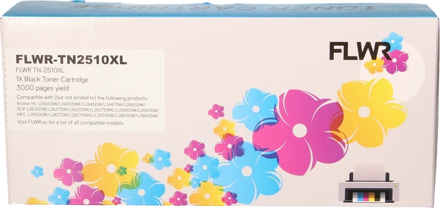 Huismerk (compatible) FLWR Brother TN-2510XL zwart