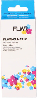 Huismerk (compatible) FLWR Canon CLI-531C cyaan