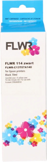 Huismerk (compatible) FLWR Epson 114 Inktfles zwart