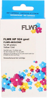 Huismerk (compatible) FLWR HP 924e geel