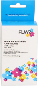 Huismerk (compatible) FLWR HP 924e zwart