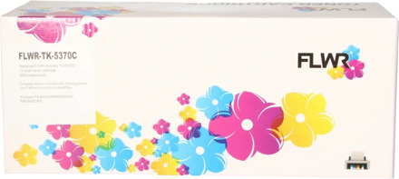 Huismerk (compatible) FLWR Kyocera Mita TK-5370C cyaan