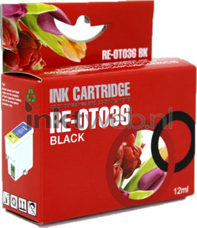 Huismerk Epson T036 zwart cartridge