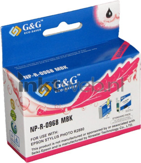 Huismerk Epson T0968 mat zwart cartridge