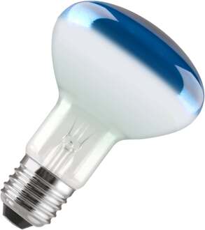 Huismerk gloeilamp GE Reflectorlamp R80 Gekleurd E27 240V 60W Blauw