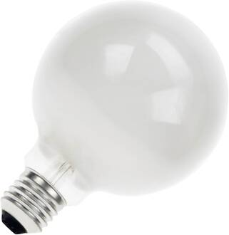 Huismerk gloeilamp Globelamp softone wit 25W 125mm grote fitting E27