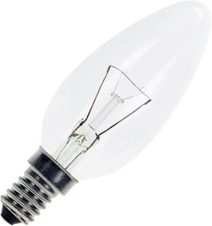 Huismerk gloeilamp Kaarslamp helder 25W kleine fitting E14