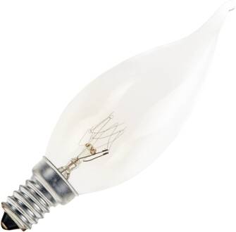 Huismerk gloeilamp Kaarslamp tip helder 25W kleine fitting E14