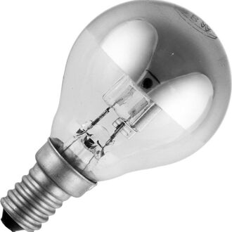Huismerk gloeilamp Kopspiegellamp R45 zilver 25W kleine fitting E14