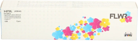 Huismerk (remanufactured) FLWR HP 973X cyaan