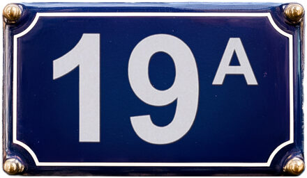 Huisnummer 20-21-22-23-24-25-26-27-28-29 - Stickers - Kliko afvalbak - plak cijfers - 18 cm