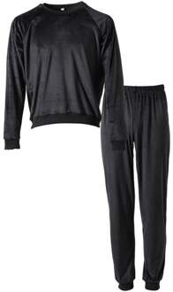 Huispak 2-delig - zwart - maat L/XL