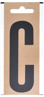 Huisvuil containersticker letter C 10 cm