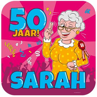 Huldeschild - Sarah cartoon Multikleur
