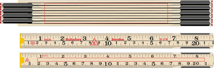 Hultafors Duimstok 61 2m | 10-delig - HU100509