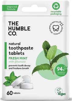 Humble Tandpasta Tabletten met Fluoride 60 stuks