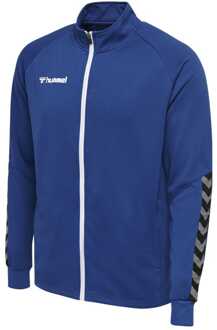Hummel Boy's Hummel Juniors Authentic Poly Zip Jacket in Blue Blauw