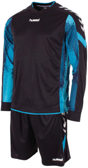 Hummel Bremen Keeper Set Junior blauw - zwart - 128