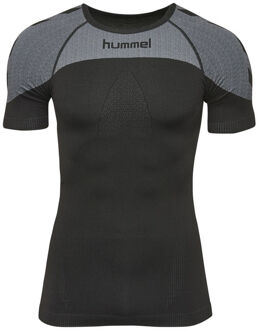 Hummel Compressie T-Shirt Jersey SS Zwart - M/L