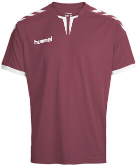 Hummel Core SS  Sportshirt - Maat 140  - Unisex - rood/wit