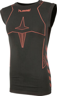 Hummel Hero Baselayer Men Sleeveless Grijs / rood - XS/S