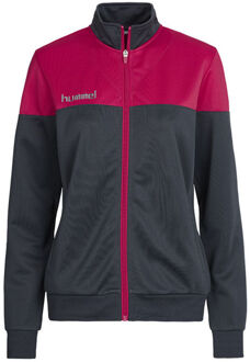Hummel Sirius Poly Jacket Women Grijs/zwart/roze - XL