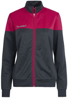 Hummel Sirius Poly Jacket Women Grijs/zwart/roze