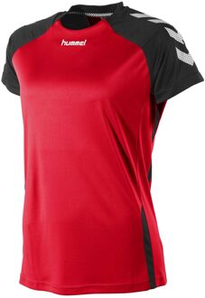 Hummel sport T-shirt Aarhus rood/zwart - M