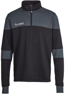 Hummel SWEATSHIRT Hummel sirius halve rits zweet True red/dark slate - XS/152