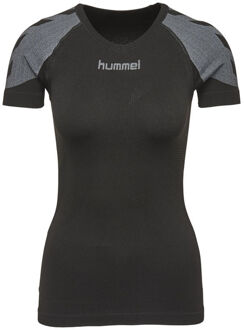 Hummel T-SHIRT First Comfort SS Zwart - M/L