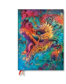 Humming Dragon (Android Jones Collection) Ultra 12-Month Day-At-A-Time Softcover Flexi - Paperblanks