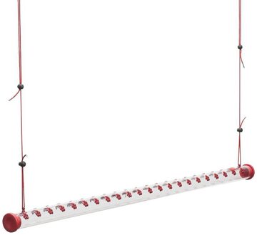 Hummingbird Feeder Met Gat Voeden Leidingen Vogels Te Gebruiken Rode Opknoping Lange Buis Vogel Feeder 40 50 Cm Vogel zomer Voeden Tool 40cm