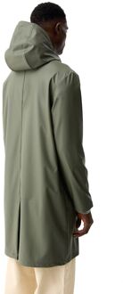 Hunter Andrea PU Regenjas Unisex Volwassenen Groene Regenjas Donkergroen - M