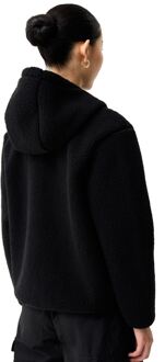 Hunter Bonelle Borg Jas Dames Zwart Fleece Jassen - maat